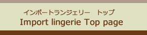 高級インポートランジェリー　トップ