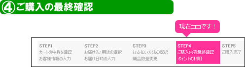 ご購入の最終確認