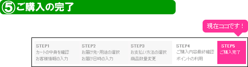 ご購入の完了