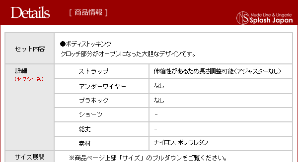 商品情報