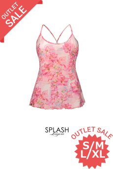 画像1: 【30％OFF】アウトレットSALE｜SM,LXL｜ASAMI-top | キャミソール・花柄・ピンク | Anais アナイス センシュアルランジェリー【サイズ交換NG・クーポン適用対象外・メール便対象】輸入ランジェリー   (1)