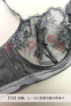 画像2: 【80%OFF】アウトレットSALE｜75E,85D｜V-11041｜ 一枚レースブラ・パッドなし・ ブラック｜Axami アクサミ【サイズ交換NG・クーポン適用対象外・メール便対象】輸入下着・高級ランジェリー  (2)