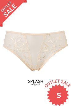 画像1: 【80%OFF】アウトレットSALE｜S｜在庫限り｜HELENE-vanilla-C110 | ノーマルショーツ・シースルー・バニラ  | ewabien エヴァビアン【サイズ交換NG・クーポン適用対象外】※メール便対象※輸入下着・高級ランジェリー （再入荷なし） (1)