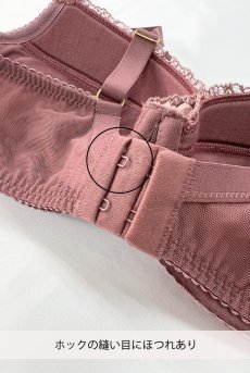 画像2: 【80%OFF】アウトレットSALE｜70E｜JULIA antique pink B214 ｜3/4カップブラ・ストラップ太め・B〜Gカップ・アンティークピンク | ewabien エヴァビアン【即日発送・サイズ交換NG・クーポン適用対象外】輸入下着・高級ランジェリー  (2)