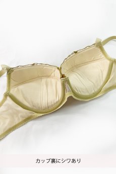 画像2: 【80%OFF】アウトレットSALE｜70E｜KARMELA gold B214 | 3/4カップ・ワイヤーブラ・グラマー向け・ゴールド| ewabien エヴァビアン【サイズ交換NG・クーポン適用対象外】 輸入下着・高級ランジェリー  (2)