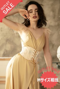 画像1: 【70%OFF】アウトレットSALE｜M｜Golden Hour Dress & Venetian-Gold-Corset｜ロングドレス＆コルセット｜ギフトBOX入り｜未発表モデル・サンプル・見本品｜LA MUSA ラミューザ【即日発送・サイズ交換NG・クーポン適用対象外】輸入下着・ 高級ランジェリー   (1)