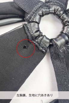 画像3: 【30%OFF】アウトレットSALE｜M/L ｜Armares 2 pcs set | ワイヤー入りブラ&タンガ 2点セット（レザー・ボンデージ・ブラック）| Obsessive 高級Sexyランジェリー【即日発送・サイズ交換NG・クーポン適用対象外・メール便対象】輸入下着・ランジェリー   (3)