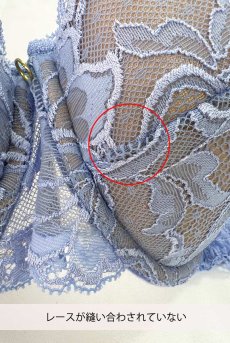 画像3: 【60%OFF】アウトレットSALE｜70F,70G,75F｜CLAIR push  | 3/4カップ・ワイヤーブラ・ライトブルー | Sawren サブレン【即日発送・サイズ交換NG・クーポン適用対象外】インポート・輸入下着・高級ランジェリー  (3)