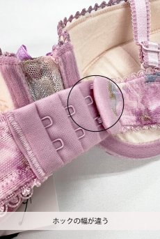 画像2: 【70%OFF】アウトレットSALE｜70C｜LAVENDER push  | 雑誌『anan』掲載アイテム・3/4カップ・ワイヤーブラ | Sawren サブレン【即日発送・サイズ交換NG・クーポン適用対象外】インポート・輸入下着・高級ランジェリー  (2)