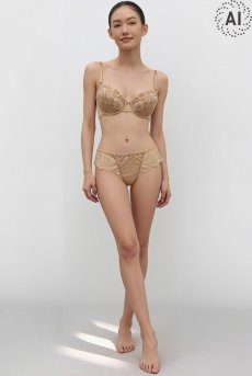 画像5: 【先行予約】NUDE thong  | タンガ・Ｔバック・ライトベージュ | Sawren サブレン【サイズ交換NG・メール便対象】輸入下着・高級ランジェリー  (5)