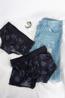 画像22: Classic rose mens boxer|メンズメンズボクサーパンツ・ネイビー・花柄|Alquarte アルクァーテ【サイズ交換NG・クーポン割引対象外】 日本製・高級ランジェリー   (22)