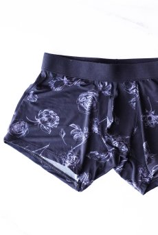 画像10: Classic rose mens boxer|メンズメンズボクサーパンツ・ネイビー・花柄|Alquarte アルクァーテ【サイズ交換NG】  日本製・高級ランジェリー   (10)