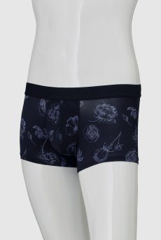 画像6: Classic rose mens boxer|メンズメンズボクサーパンツ・ネイビー・花柄|Alquarte アルクァーテ【サイズ交換NG】  日本製・高級ランジェリー   (6)