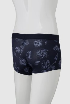 画像7: Classic rose mens boxer|メンズメンズボクサーパンツ・ネイビー・花柄|Alquarte アルクァーテ【サイズ交換NG】  日本製・高級ランジェリー   (7)