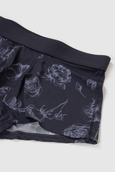 画像11: Classic rose mens boxer|メンズメンズボクサーパンツ・ネイビー・花柄|Alquarte アルクァーテ【サイズ交換NG】  日本製・高級ランジェリー   (11)