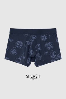 画像5: Classic rose mens boxer|メンズメンズボクサーパンツ・ネイビー・花柄|Alquarte アルクァーテ【サイズ交換NG】  日本製・高級ランジェリー   (5)