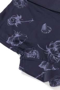 画像11: Classic rose ladys boxer|レディースボクサーショーツ・ネイビー・花柄|Alquarte アルクァーテ【サイズ交換NG】  日本製・高級ランジェリー   (11)