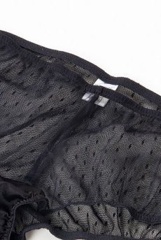 画像14: sleeping beauty Shorts black | ノーマルショーツ ・シルククロッチ・黒 | LingerieArt ランジェリーアート【サイズ交換NG】※メール便対象※  高級ランジェリー   (14)