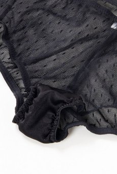 画像15: sleeping beauty Shorts black | ノーマルショーツ ・シルククロッチ・黒 | LingerieArt ランジェリーアート【サイズ交換NG】※メール便対象※  高級ランジェリー   (15)