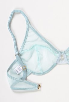 画像13: color drop Bra mint blue | ノンワイヤーブラ ・ノンパテッドブラ・ミントブルー | LingerieArt ランジェリーアート【サイズ交換NG・クーポン割引対象外・メール便対象】 高級ランジェリー   (13)