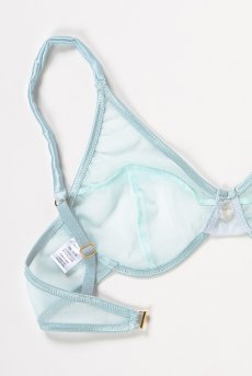 画像13: color drop Bra mint blue | ノンワイヤーブラ ・ノンパテッドブラ・ミントブルー | LingerieArt ランジェリーアート【サイズ交換NG】  高級ランジェリー   (13)