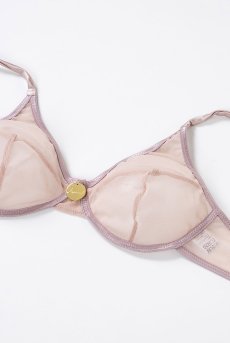 画像11: color drop Bra old pink | ノンワイヤーブラ ・ノンパテッドブラ・ピンクベージュ | LingerieArt ランジェリーアート【サイズ交換NG】  高級ランジェリー   (11)