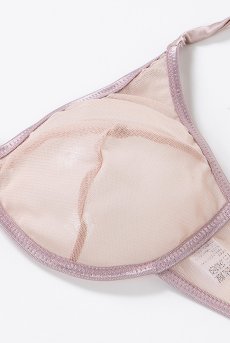 画像12: color drop Bra old pink | ノンワイヤーブラ ・ノンパテッドブラ・ピンクベージュ | LingerieArt ランジェリーアート【サイズ交換NG】  高級ランジェリー   (12)