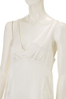 画像3: スリップドレス（シルク・ホワイト）〈silk slip White〉【送料無料】  高級ランジェリー   (3)