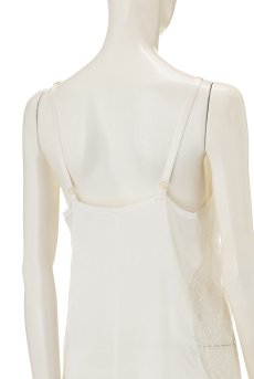 画像4: スリップドレス（シルク・ホワイト）〈silk slip White〉【送料無料】  高級ランジェリー   (4)