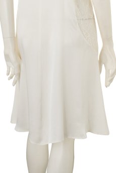 画像6: スリップドレス（シルク・ホワイト）〈silk slip White〉【送料無料】  高級ランジェリー   (6)