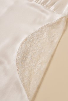 画像9: スリップドレス（シルク・ホワイト）〈silk slip White〉【送料無料】  高級ランジェリー   (9)