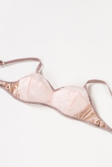 画像4: pink gradation | ノンワイヤーブラ ・ノンパテッドブラ・ピンク | LingerieArt ランジェリーアート【サイズ交換NG】  高級ランジェリー   (4)