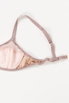 画像7: pink gradation | ノンワイヤーブラ ・ノンパテッドブラ・ピンク | LingerieArt ランジェリーアート【サイズ交換NG・クーポン割引対象外・メール便対象】 高級ランジェリー   (7)