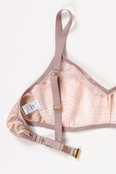 画像8: pink gradation | ノンワイヤーブラ ・ノンパテッドブラ・ピンク | LingerieArt ランジェリーアート【サイズ交換NG】  高級ランジェリー   (8)