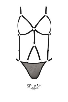 BELLEZA body  | ハーネス・テディ・オープンバスト・ブラック | Anais アナイス センシュアルランジェリー【即日発送・サイズ交換NG・メール便対象】※メール便対象※セクシーランジェリー 