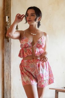 画像4: 在庫限り｜MIYU-Bra-Classic-Shorts | ブラレット＆ショーツセット・花柄・ピンク | Anais アナイス センシュアルランジェリー【即日発送・サイズ交換NG】輸入ランジェリー  (再入荷なし) (4)
