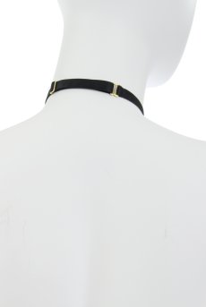 画像5: ALABAMA 4 collar  | リング付きY字チョーカー・ブラック×ゴールド | Anais アナイス センシュアルランジェリー【即日発送】※メール便対象※セクシーランジェリー  (在庫限り) (5)