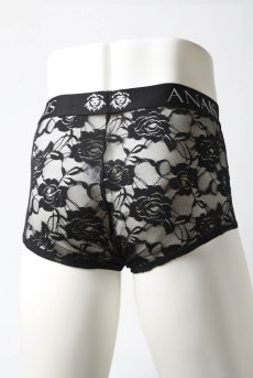 画像12: ROMANCE boxer  | メンズボクサーパンツ・ブラック・メンズ・レース | 特製オールドブック型ケース付き｜Anais アナイス センシュアルランジェリー【即日発送・サイズ交換NG】 メンズ下着   (12)