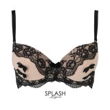 在庫限り｜70Aサイズ｜V-6241  | プッシュアップブラ・花柄レース・リボン | Axami アクサミ【サイズ交換NG】輸入下着・高級ランジェリー （再入荷なし） 