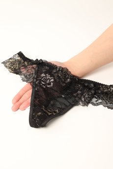画像22: V-11138｜タンガ(Tバック)・ ブラック×ゴールド｜Axami アクサミ【サイズ交換NG・メール便対象】 輸入下着・高級ランジェリー  (22)