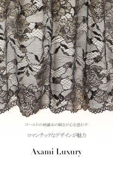 画像25: V-11138｜タンガ(Tバック)・ ブラック×ゴールド｜Axami アクサミ【サイズ交換NG・メール便対象】 輸入下着・高級ランジェリー  (25)
