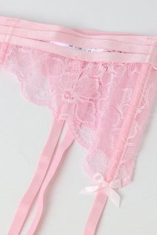 画像13: V-11032｜ガーターベルト・ピンク｜Axami アクサミ【サイズ交換OK・メール便対象】 輸入下着・高級ランジェリー  (13)