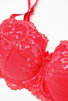 画像12: V-12011｜プッシュアップブラ・ コーラルレッド｜Axami アクサミ【サイズ交換OK】輸入下着・高級ランジェリー  (12)
