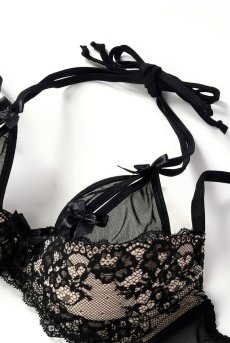 画像10: 在庫限り｜70Cサイズ｜V-7831 | スリット入りカバー付きオープンバストブラジャー・シェルフブラ | AxamiSexy アクサミセクシー【サイズ交換NG】輸入下着・高級ランジェリー   (10)