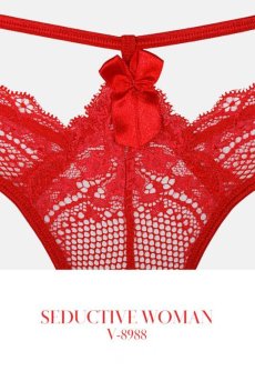 画像16: V-8988 | タンガ・Tバック・レッド | AxamiSexy アクサミセクシー【サイズ交換NG・メール便対象】輸入下着・高級ランジェリー   (16)