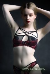 V-10021 | カバー付きオープンバストブラジャー・シェルフブラ・1/4カップ | AxamiSexy アクサミセクシー｜輸入下着・高級ランジェリー  