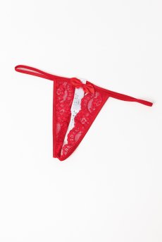 画像8: V-9808｜オープンクロッチタンガ・Tバック・レッド｜ AxamiSexy アクサミセクシー【サイズ交換NG・メール便対象】輸入下着・高級ランジェリー   (8)