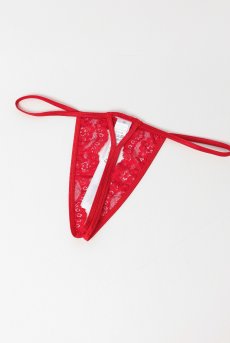 画像9: V-9808｜オープンクロッチタンガ・Tバック・レッド｜ AxamiSexy アクサミセクシー【サイズ交換NG・メール便対象】輸入下着・高級ランジェリー   (9)