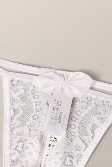 画像10: V-9828｜オープンクロッチタンガ・Tバック・ホワイト｜AxamiSexy アクサミセクシー【サイズ交換NG・メール便対象】輸入下着・高級ランジェリー   (10)
