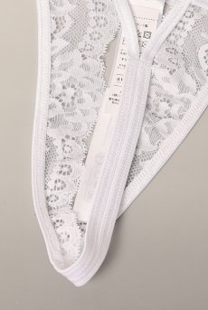 画像12: V-9828｜オープンクロッチタンガ・Tバック・ホワイト｜AxamiSexy アクサミセクシー【サイズ交換NG・メール便対象】輸入下着・高級ランジェリー   (12)